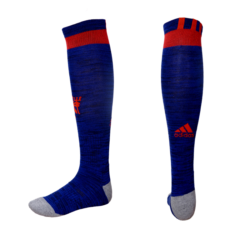 2016-17 Manchester United Away Soccer Socks - Click Image to Close