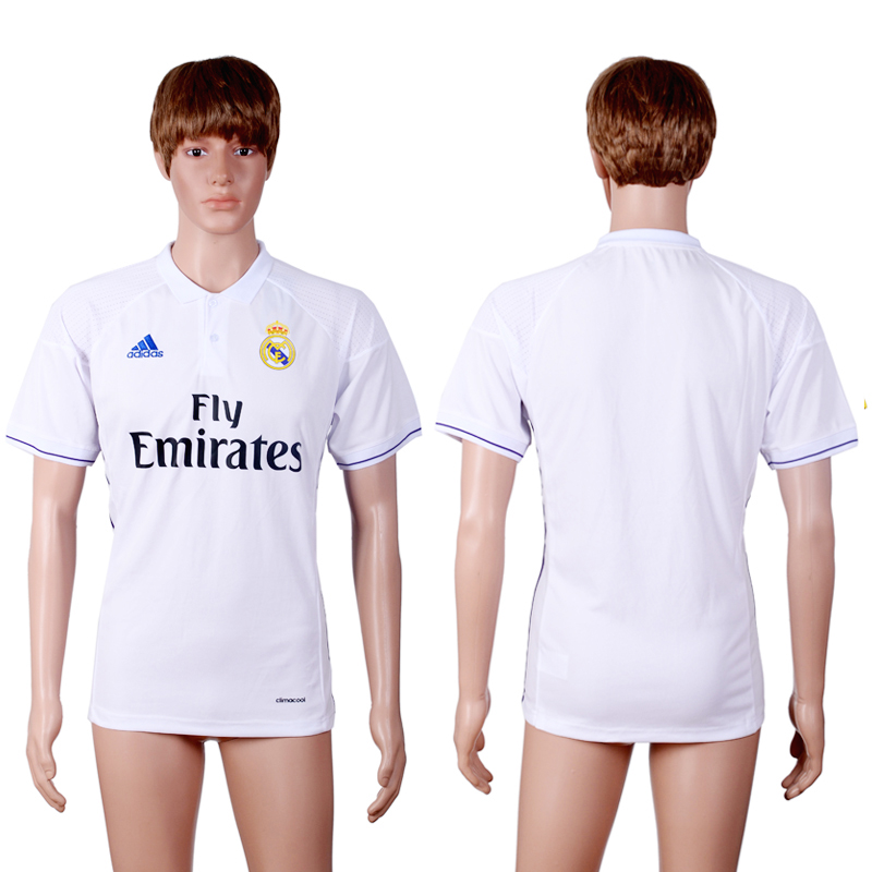 2016-17 Real Madrid Home Thailand Soccer Jersey