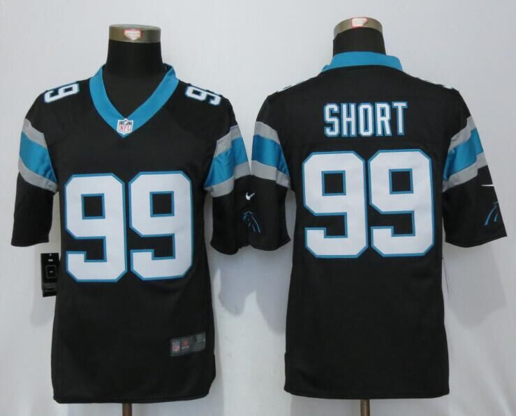 Nike Panthers 99 Kawann Short Black Limited Jersey