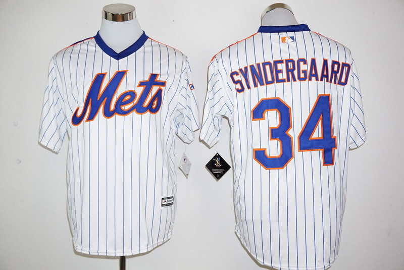Mets 34 Noah Syndergaard White New Cool Base Cooperstown Collection Player Jersey Mets 34 Noah Syndergaard White New Cool Base Cooperstown Collection Player Jersey