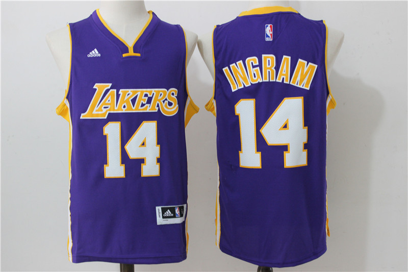Lakers 14 Brandon Ingram Purple Swingman Jersey