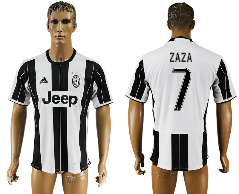 2016-17 Juventus 7 ZAZA Home Thailand Soccer Jersey