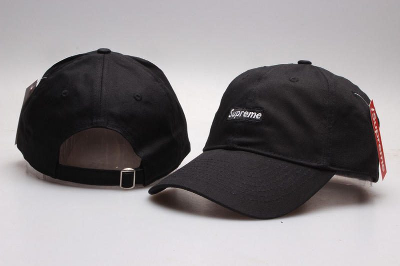 Supreme Black Fashion Adjustable Hat YP