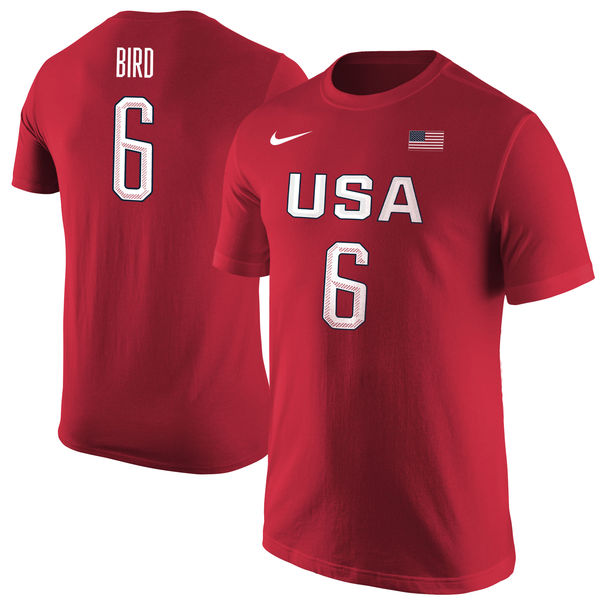 Sue Bird Women's USA Basketball Nike Women's Name & Number T-Shirt Red