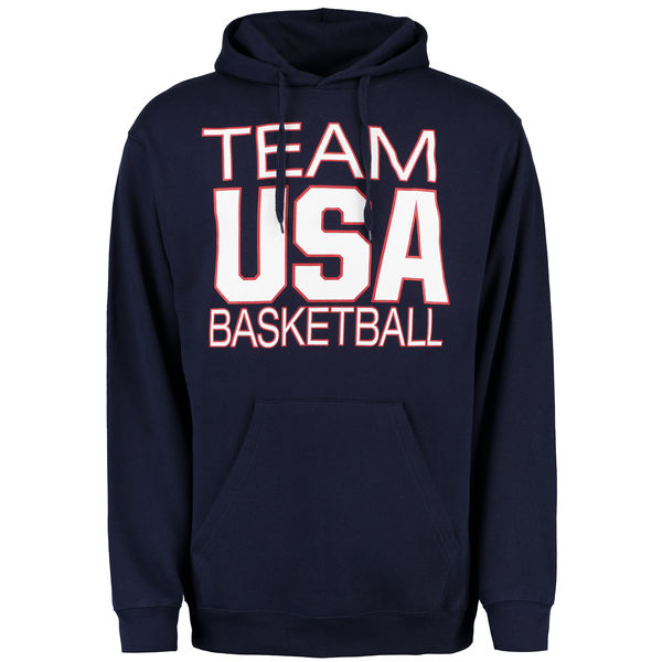 Team USA Basketball National Governing Body Pullover Hoodie Navy