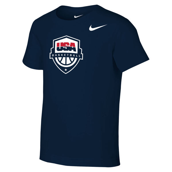 Team USA Nike Preschool Core Cotton T-Shirt Navy