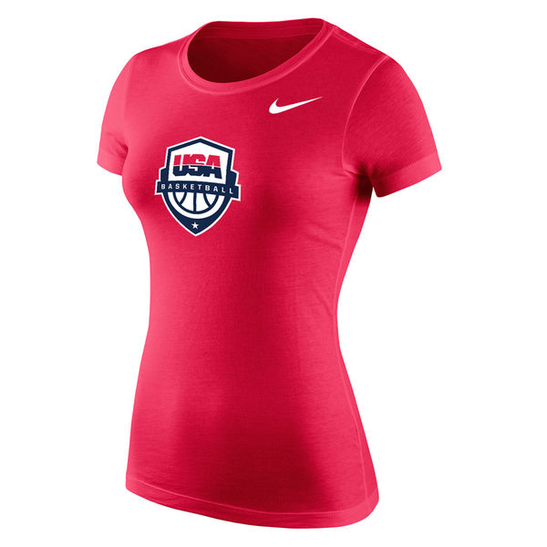 Team USA Nike Women's Basketball Core Cotton T-Shirt Red