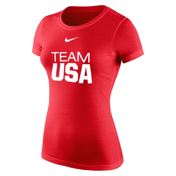 Team USA Nike Women's Core T-Shirt Red