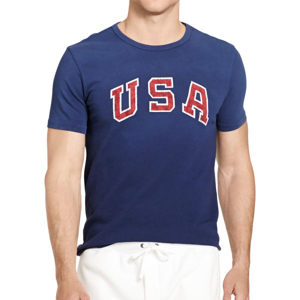 Team USA Ralph Lauren 2016 Olympics T-Shirt Navy - Click Image to Close