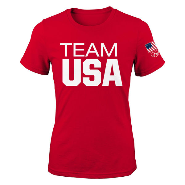 Team USA Women's Coast to Coast T-Shirt Red