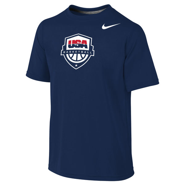 USA Basketball Nike Youth Legend Performance T-Shirt Navy