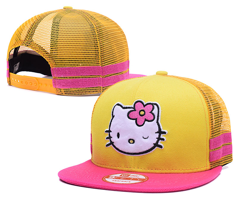 Hello Kitty Yellow Fashion Adjustable Hat YH