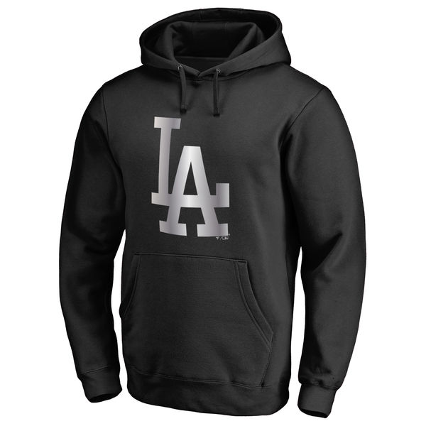 L.A. Dodgers Platinum Collection Pullover Hoodie Black - Click Image to Close