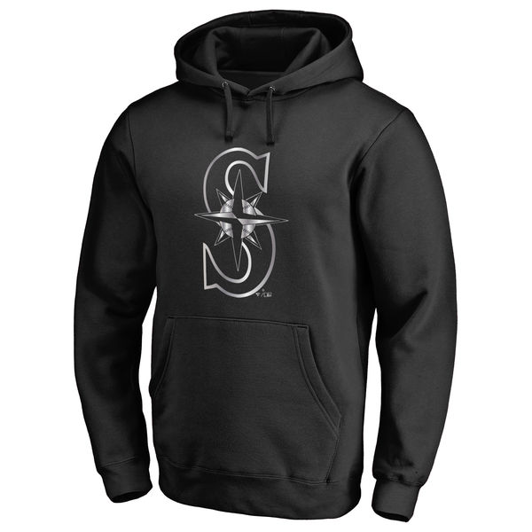 Seattle Mariners Platinum Collection Pullover Hoodie Black
