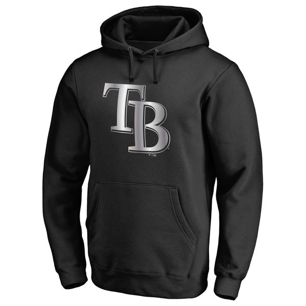 Tampa Bay Rays Platinum Collection Pullover Hoodie Black