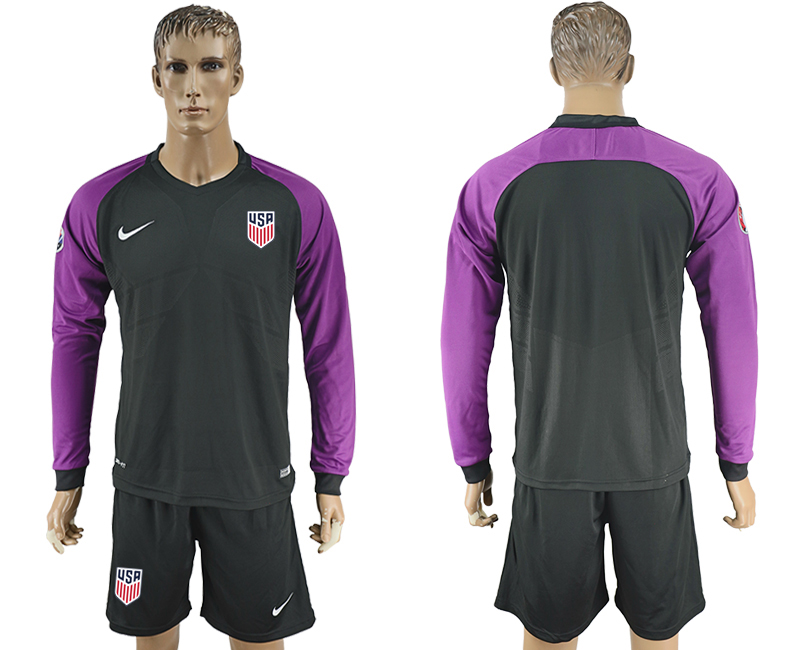 2016-17 USA Goalkeeper Long Sleeve Soccer Jersey