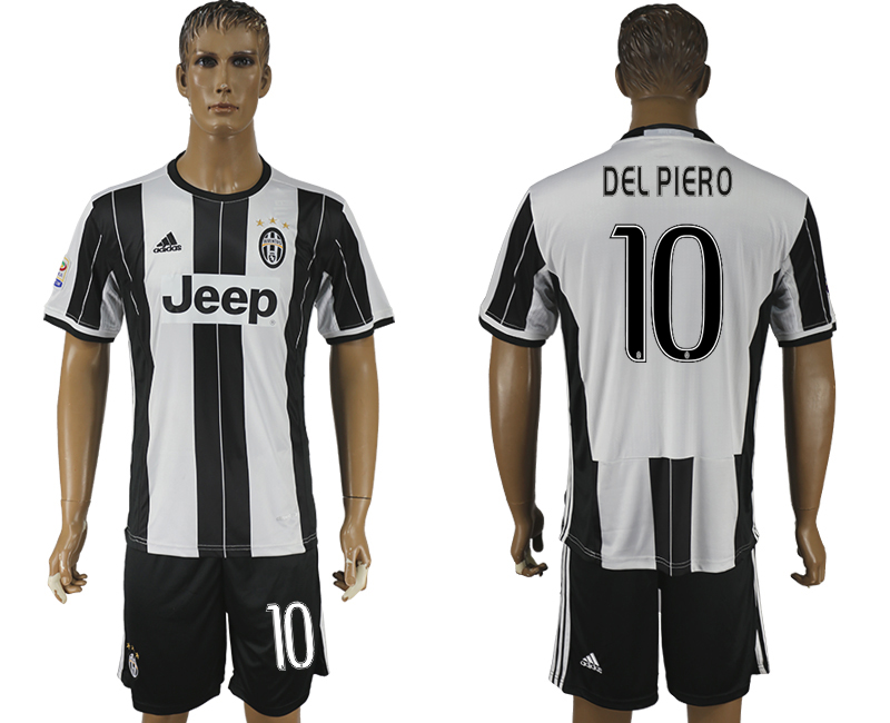 2016-17 Juventus 10 DEL PIERO Home Soccer Jersey
