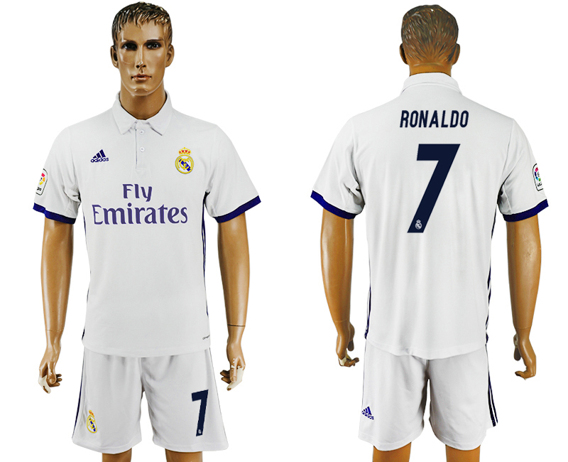 2016-17 Real Madrid 7 RONALDO Home Soccer Jersey