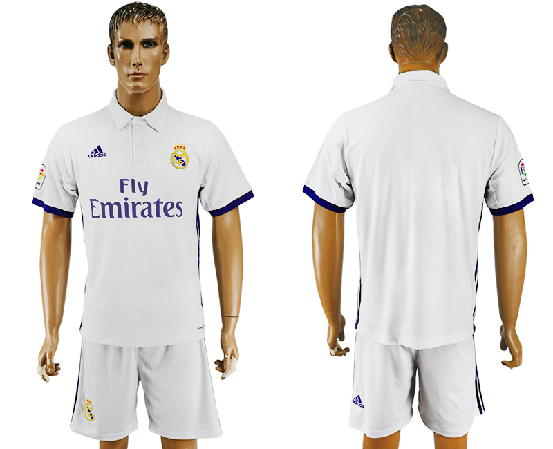 2016-17 Real Madrid Home Soccer Jersey
