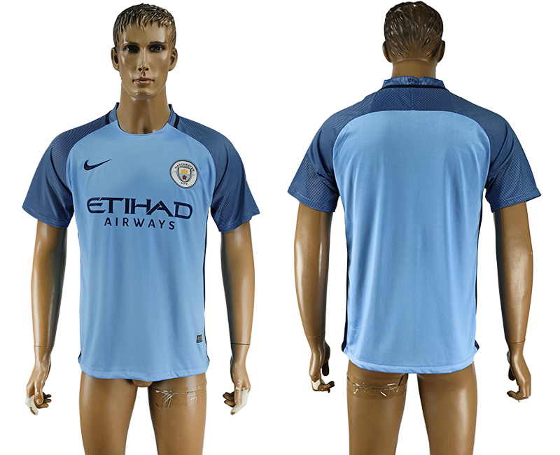 2016-17 Manchester City Home Thailand Soccer Jersey 2016-17 Manchester City Home Thailand Soccer Jersey