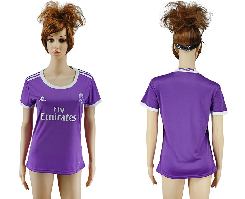 2016-17 Real Madrid Away Women Soccer Jersey 2016-17 Real Madrid Away Women Soccer Jersey