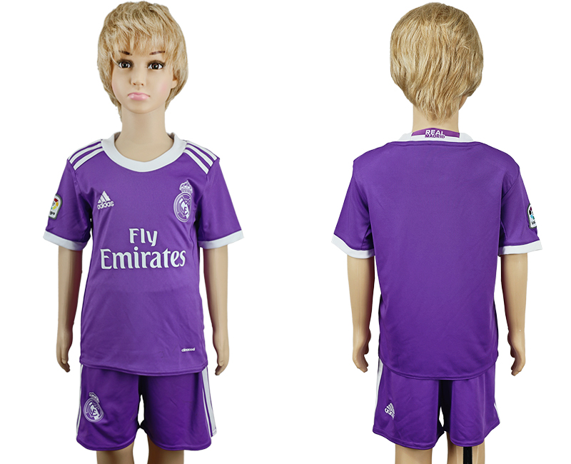 2016-17 Real Madrid Away Youth Soccer Jersey 2016-17 Real Madrid Away Youth Soccer Jersey