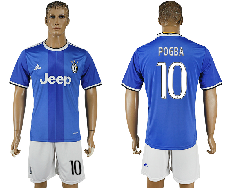 2016-17 Juventus 10 POGBA Away Soccer Jersey