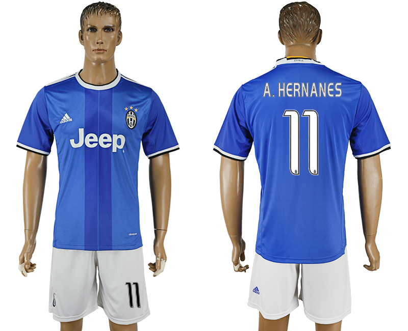 2016-17 Juventus 11 A.HERNANES Away Soccer Jersey
