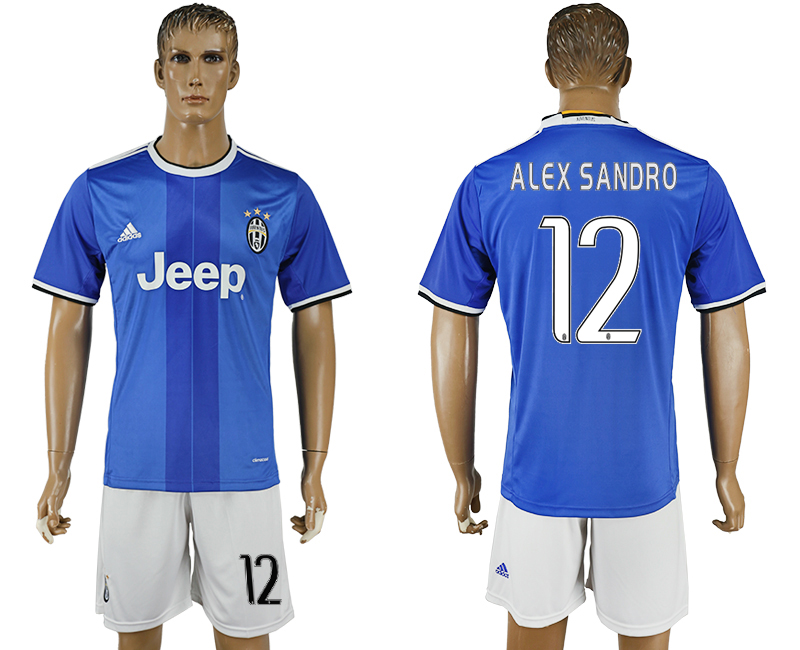 2016-17 Juventus 12 ALEX SANDRO Away Soccer Jersey