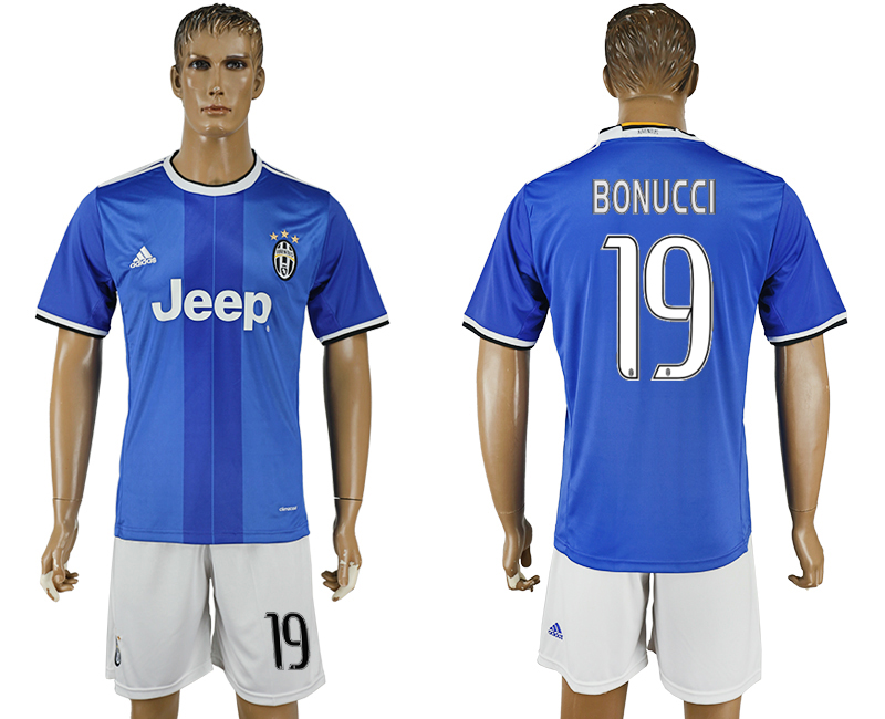 2016-17 Juventus 19 BONUCCI Away Soccer Jersey