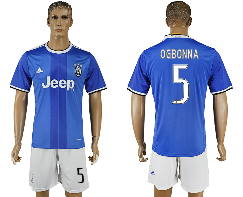 2016-17 Juventus 5 OGBONNA Away Soccer Jersey
