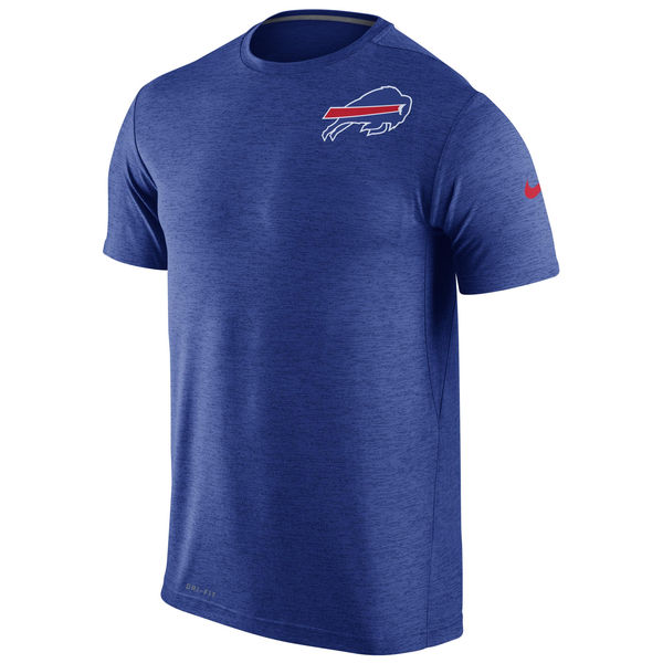 Nike Buffalo Bills Royal Blue Dri-Fit Touch Performance Men's T-Shirt