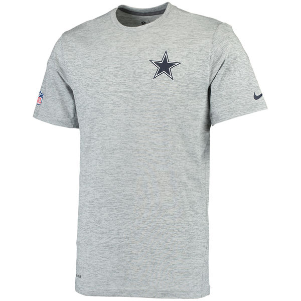Nike Dallas Cowboys Grey Dri-Fit Touch Performance Men's T-Shirt