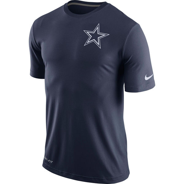 Nike Dallas Cowboys Navy Dri-Fit Touch Performance Men's T-Shirt