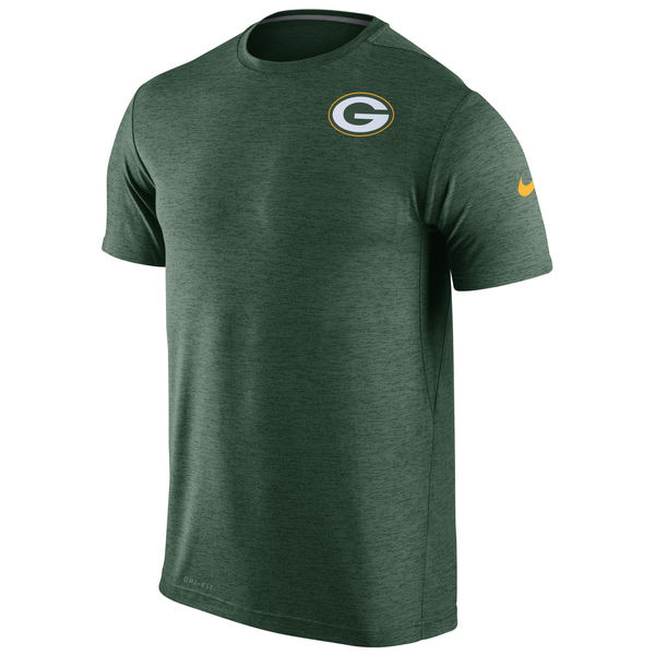 Nike Green Bay Packers Green Dri-Fit Touch Performance Men's T-Shirt