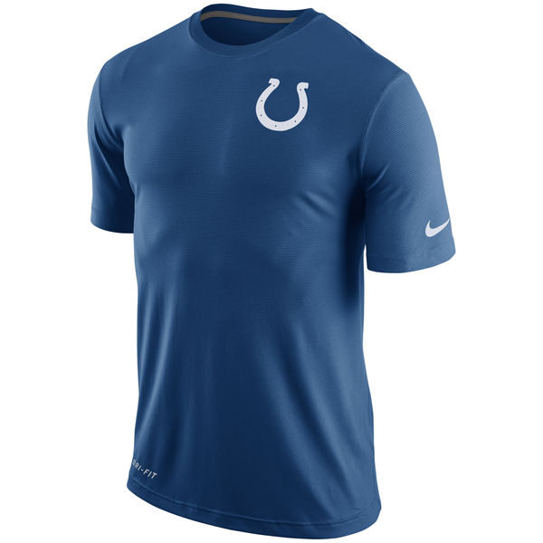 Nike Indianapolis Colts Royal Blue Dri-Fit Touch Performance Men's T-Shirt