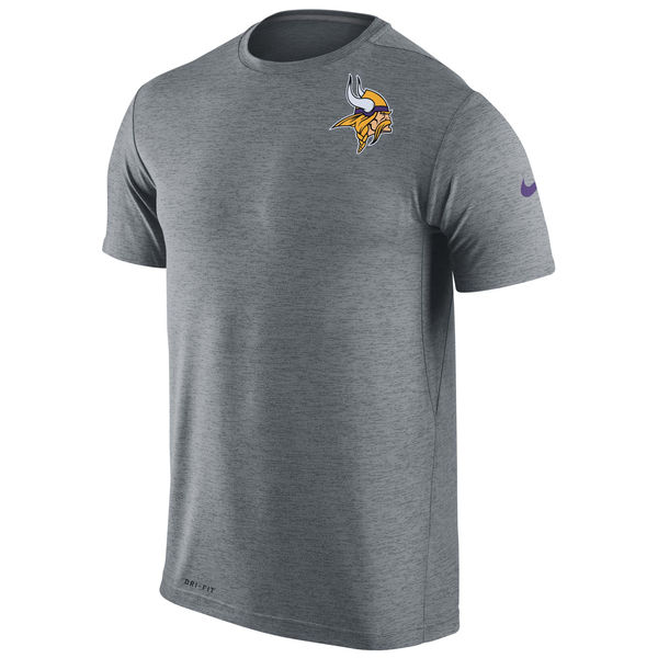 Nike Minnesota Vikings Grey Dri-Fit Touch Performance Men's T-Shirt