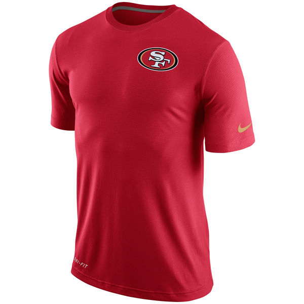 Nike San Francisco 49ers Red Dri-Fit Touch Performance Men's T-Shirt