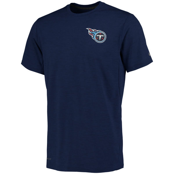 Nike Tennessee Titans Navy Dri-Fit Touch Performance Men's T-Shirt Nike Tennessee Titans Navy Dri-Fit Touch Performance Men's T-Shirt