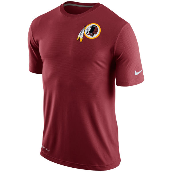 Nike Washington Redskins Burgundy Dri-Fit Touch Performance Men's T-Shirt