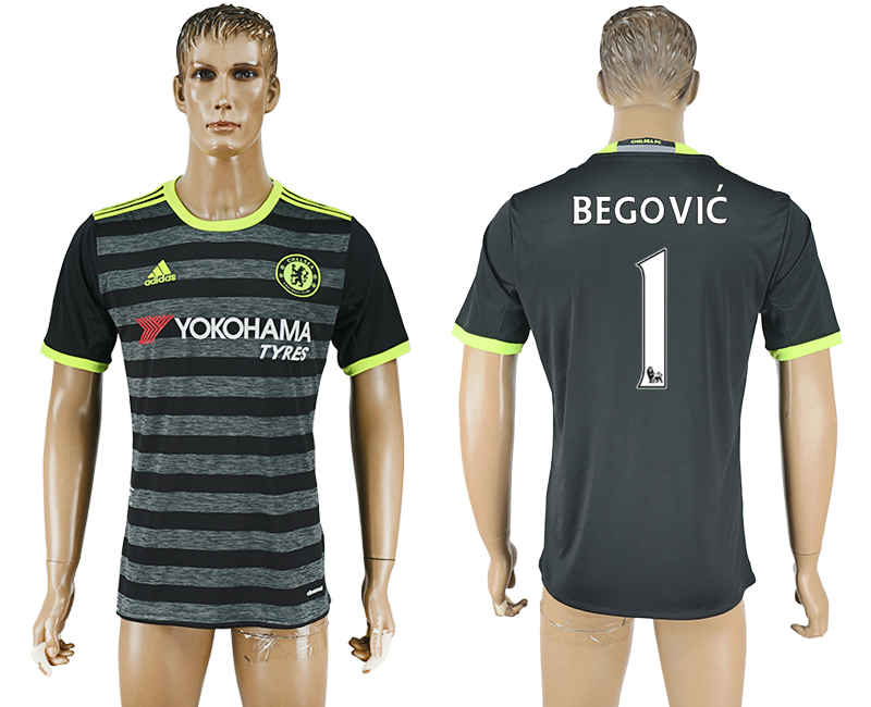 2016-17 Chelsea 1 BEGOVIC Away Thailand Soccer Jersey 2016-17 Chelsea 1 BEGOVIC Away Thailand Soccer Jersey