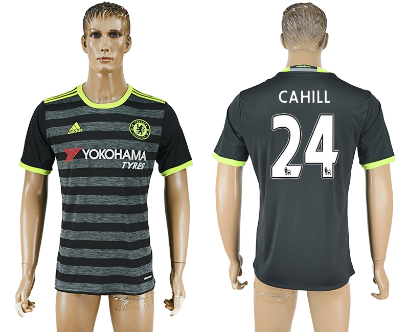 2016-17 Chelsea 24 CAHILL Away Thailand Soccer Jersey