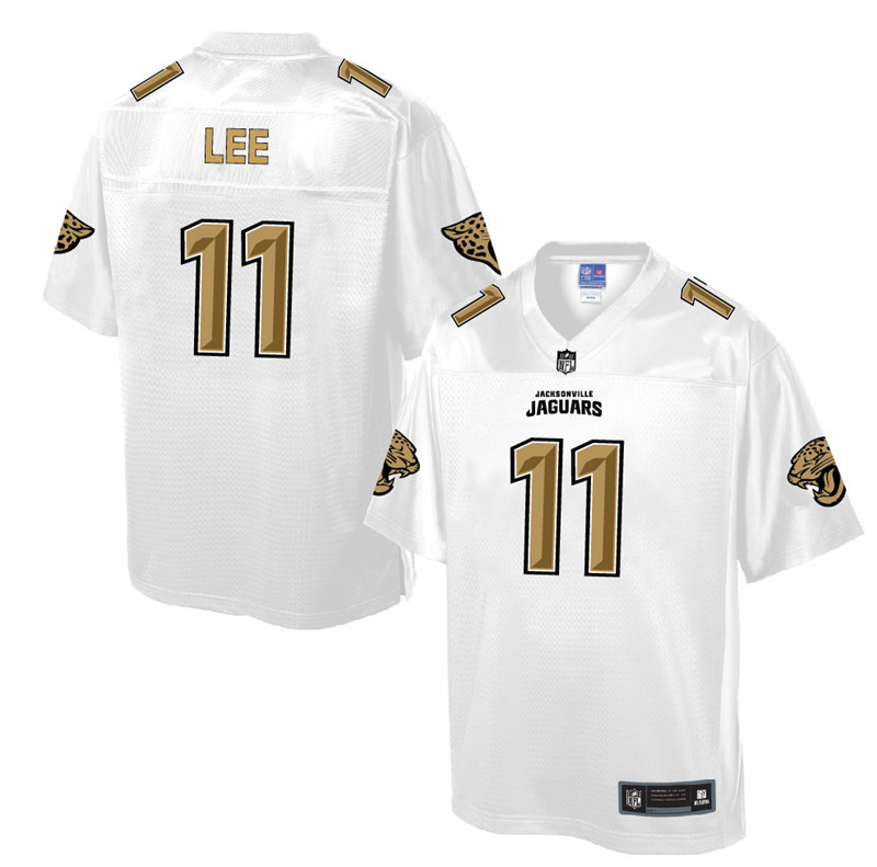 Nike Jaguars 11 Marqise Lee Pro Line White Gold Collection Elite Jersey
