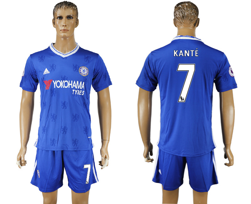 2016-17 Chelsea 7 KANTE Home Soccer Jersey