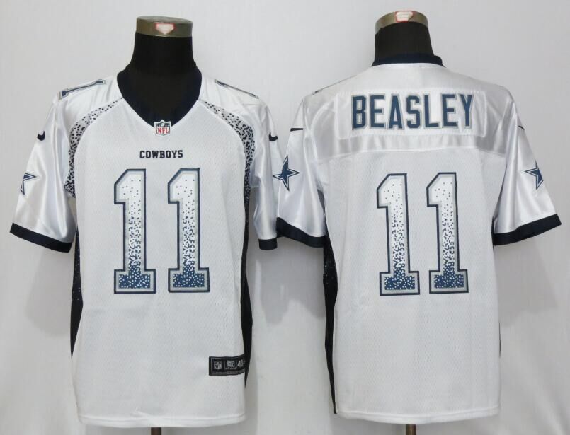 Nike Cowboys 11 Cole Beasley White Drift Fashion Elite Jersey