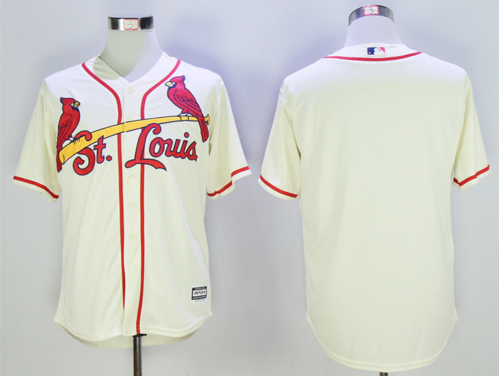 Cardinals Blank Cream New Cool Base Jersey
