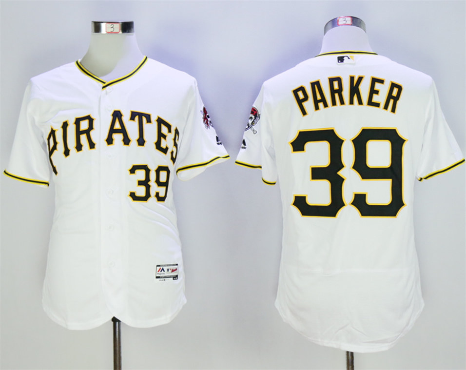 Pirates 39 Dave Parker White Flexbase Jersey - Click Image to Close