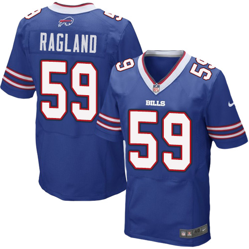 Nike Bills 59 Reggie Ragland Royal Elite Jersey