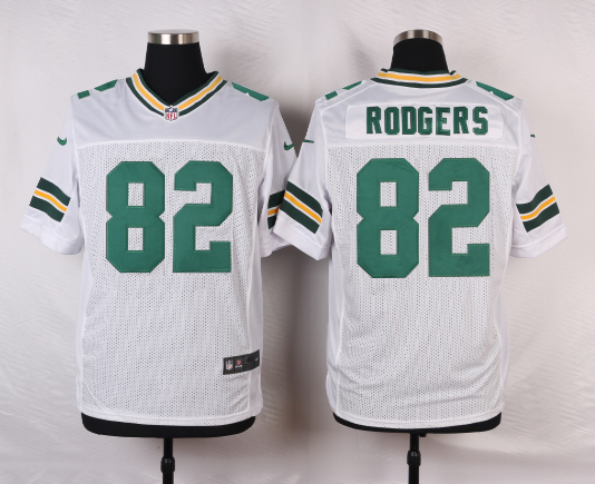 Nike Packers 82 Richard Rodgers White Elite Jersey