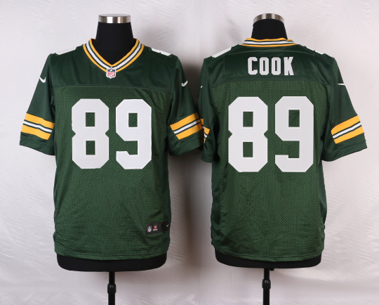 Nike Packers 89 Jared Cook Green Elite Jersey